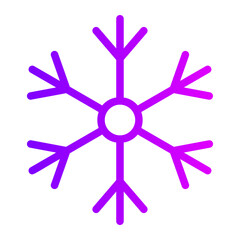 Fototapeta premium snowing gradient icon