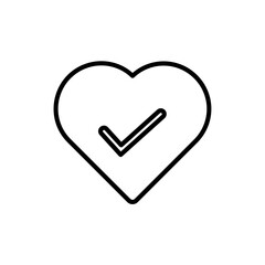 Heart icons set. Heartbeat icon. Medical heart signs. Cardiogram sign. Medicine symbols. Editable stroke. Vector