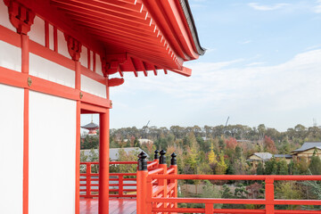 Fototapeta na wymiar temple roof designs, traditional Japanese pagoda roof