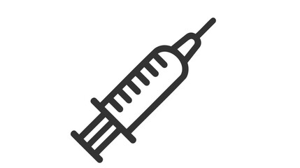 Syringe icon vector design template on white background