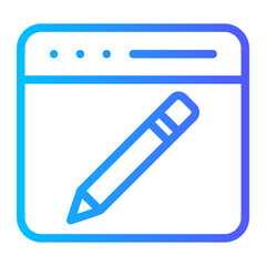 web design gradient icon