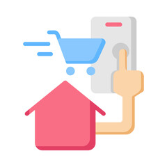 Shop From Home Icon