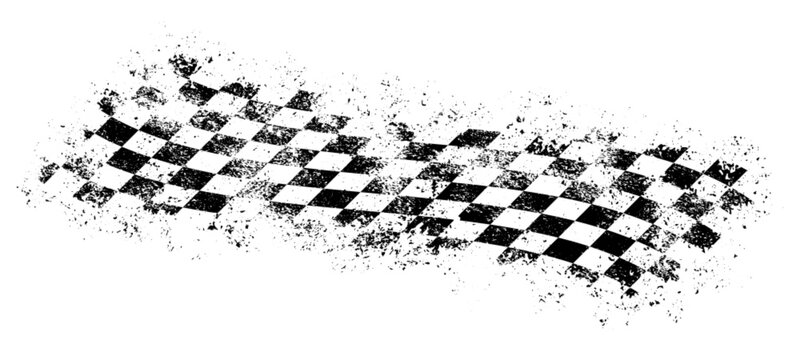 Start racing flag background monochrome