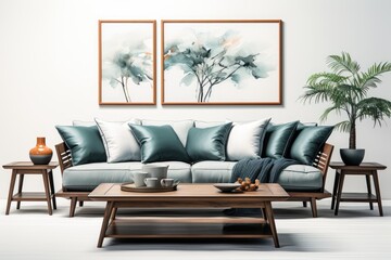 modern sofa living room with traditional furniture professional photography