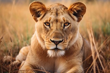 lioness portrait