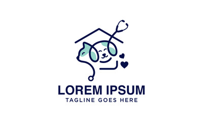 pet logo design, veterinarian, animal hospital, farm