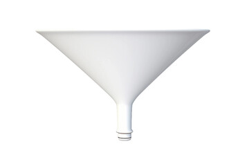 Abstract Flow Funnel Composition Isolated on Transparent Background. Ai