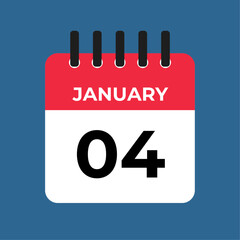january 3 calendar reminder. 3 january daily calendar icon template. Calendar 3 january icon Design template. Vector illustration