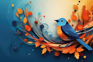 Abstract background for National Bird Day