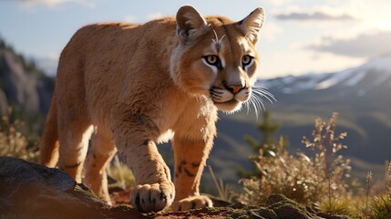 Graceful Pumas: Stunning Images of These Agile Wild Felines in their Natural Habitat