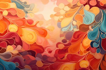 Fototapeta na wymiar Abstract colorful swirl backgrounds that could be associated with various holidays and awareness days