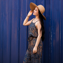portrait of a woman in hat