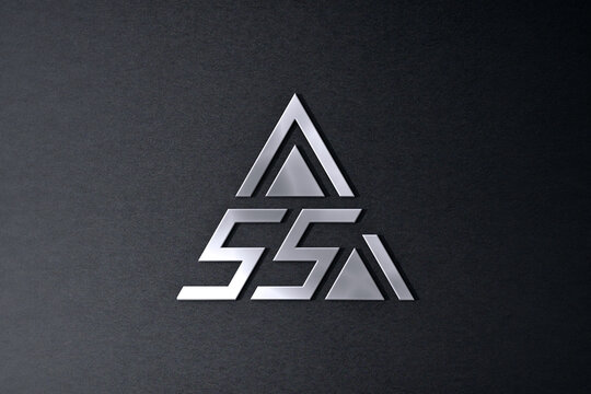 Stylish SS logo illustration design