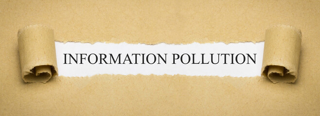 Information Pollution - obrazy, fototapety, plakaty