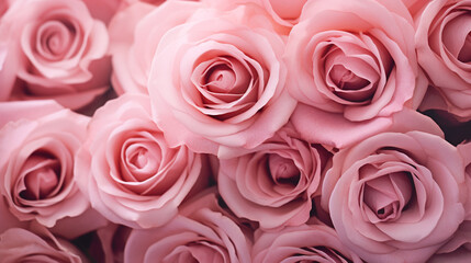 pink roses background