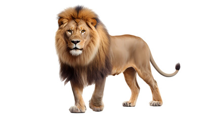 Lion on transparent background