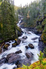 Foss ved Ulaelva i Rondane nasjonalpark i Norge, Marcinfossen