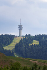 Obraz premium Blick zum Klínovec (deutsch Keilberg ) 