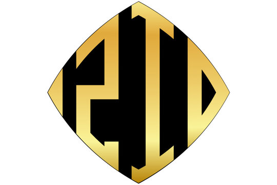 ZID, ZI ,ID, logo. Abstract initial monogram letter alphabet logo design