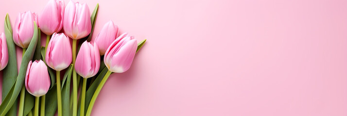 PINK TULIPS ON WHITE BACKGROUND. legal AI