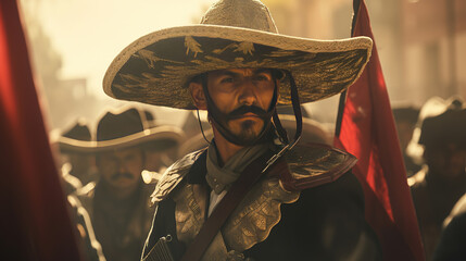 Cinco de Mayo (Mexico) - Commemorates the Mexican army's victory over French forces. - obrazy, fototapety, plakaty