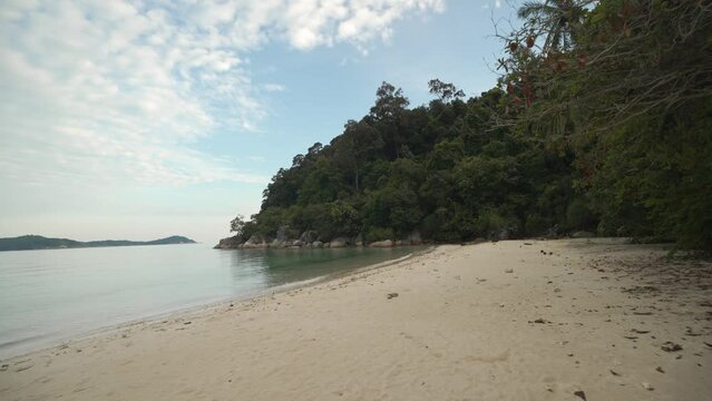 beach on perhentian island, malaysia, sea and beach paradise