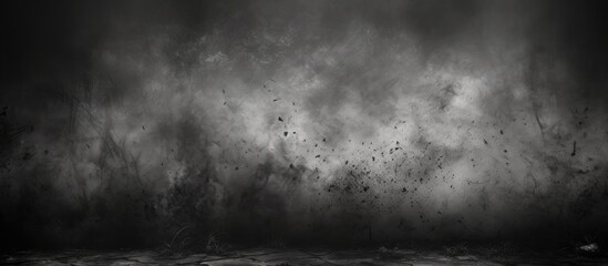 Vintage black and white grunge background with dust scratches dirt and stains