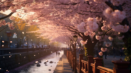 Hanami (Japan) - The tradition of viewing cherry blossoms in spring.