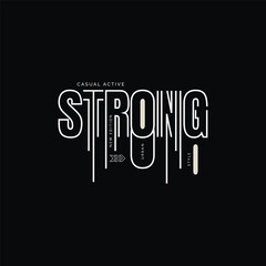 strong urban city active street style t shirt design vector apparel design