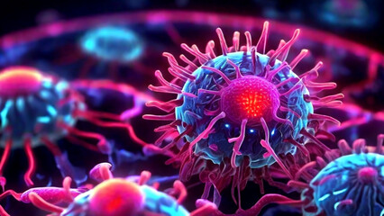 Virus, Microbo virale, Batteri allergici e assistenza sanitaria medica microbiologia