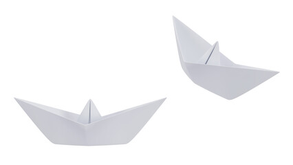 3Dd render of origami boat version 1