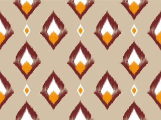 Ethnic abstract ikat art, Seamless striped pattern in tribal, folk and embroidery, Traditional design for background, textile, carpet, wallpaper, Batik, fabric, illustration