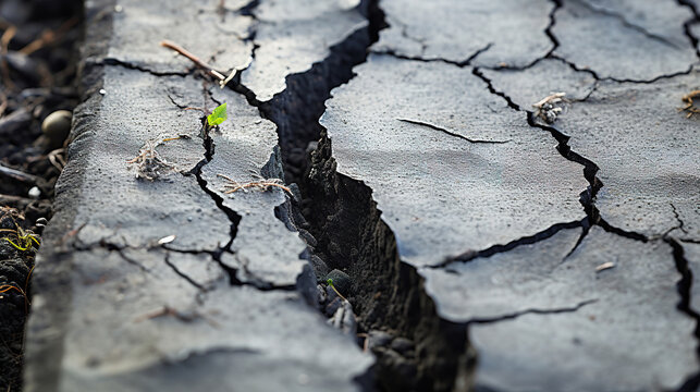 Dried Ground: A Stark Consequence of Global Warming