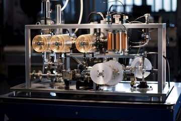 A machine that uses gas as fuel to generate electricity. Generative AI