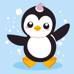 Fototapeta premium penguin cartoon