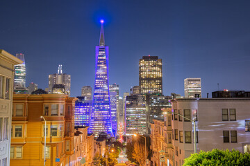 Naklejka premium San Francisco Landmark in the Early Morning