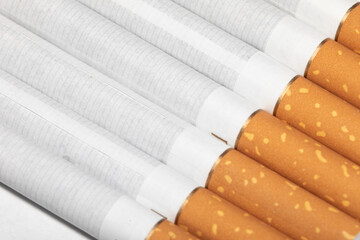 Cigarettes for smoking with a filter. Tobacco. Photo