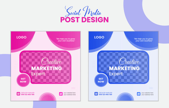 Modern Creative Social Media Post Design Template