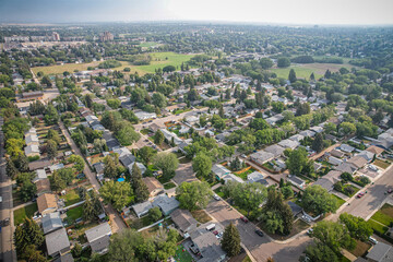 Obraz premium Eastview neighborhood of Saskatoon