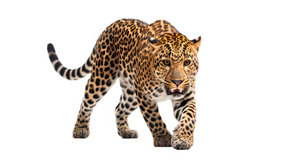 Leopard on transparent background