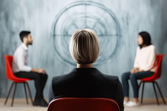 Mediator in between couple for a divorce.