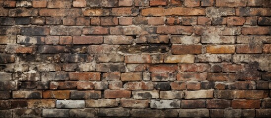 The surface of the wall is made up of vintage bricks which are old in nature
