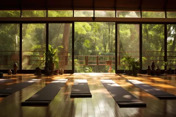 Fotobehang Yoga and Meditation Retreat. © Jelena