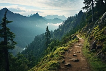 Obraz premium Adventurous Hiking Trails.