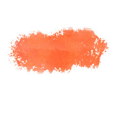 red paint brush strokes