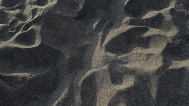 Black magnetic sand. Background. High quality photo