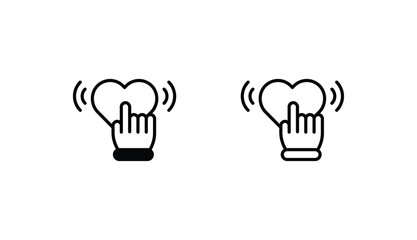 Click icon design with white background stock illustration