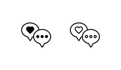 Chat icon design with white background stock illustration