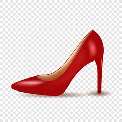 realistic women shoes isolated vector illustration
