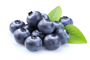 blueberry fruit isolated on white background